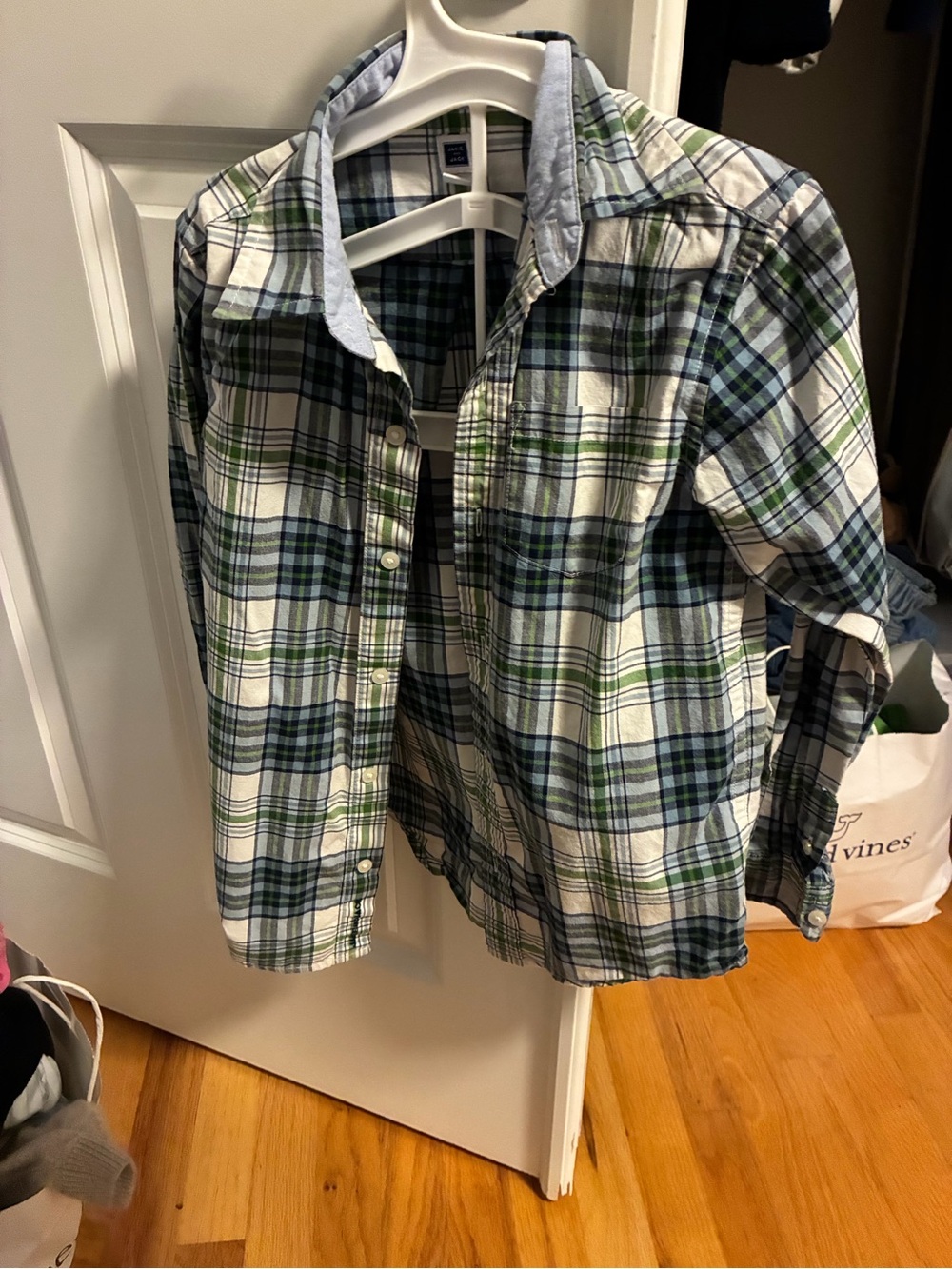 Jamie & Jack Boys’ Plaid Button-Up Shirt